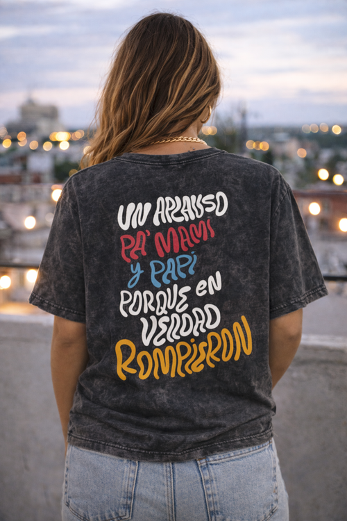 🔥 ROMPIERON-Camiseta manga CORTA